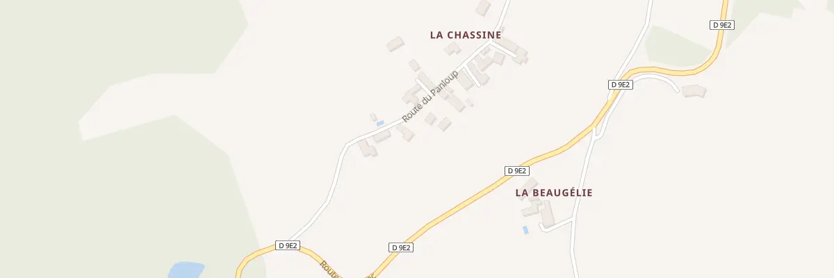 Plan du 8 Rte Du Panloup à Vignols