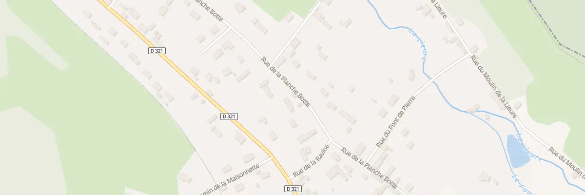 Plan du 15 Rue de la Planche Botte à Ménesqueville