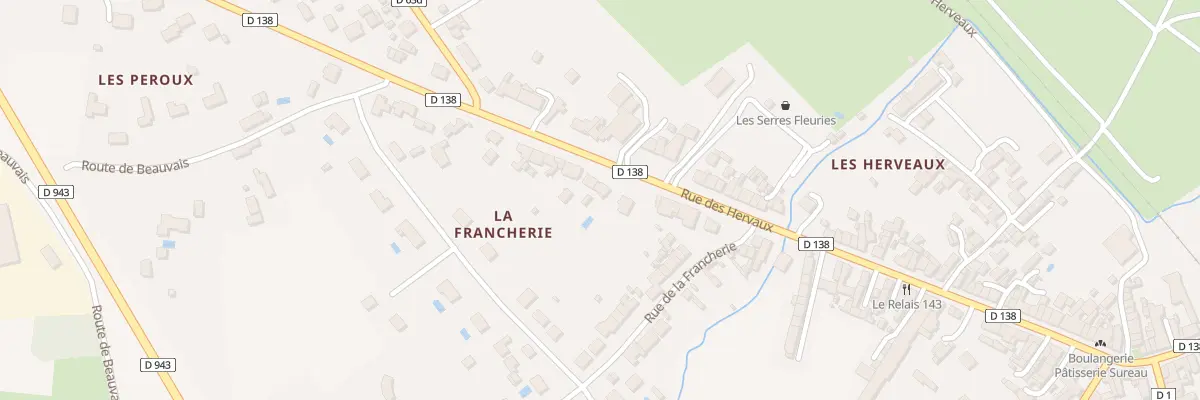 Plan du 80 Rue des Hervaux à Buzançais
