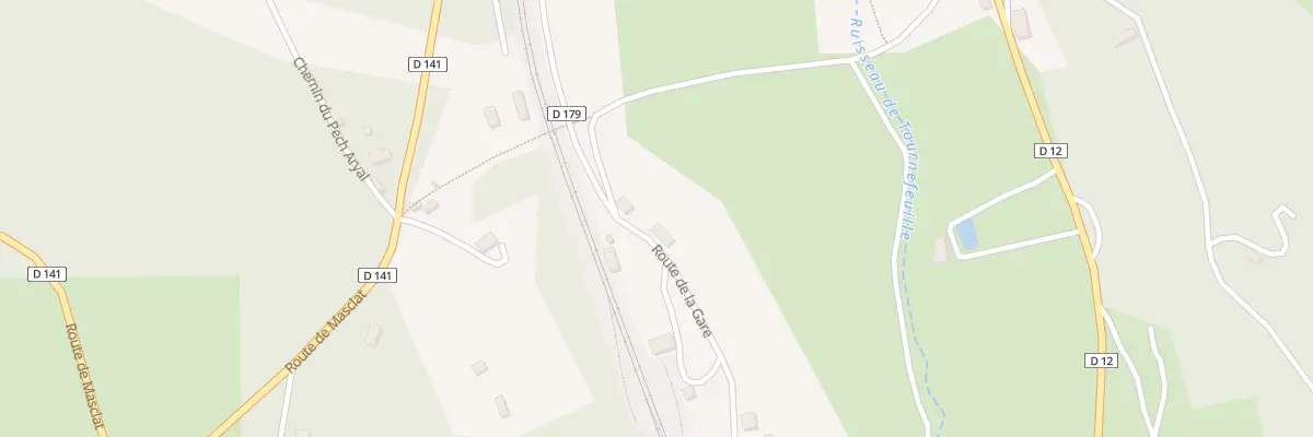 Plan du 644 Rte de la Gare à Lamothe-Fénelon