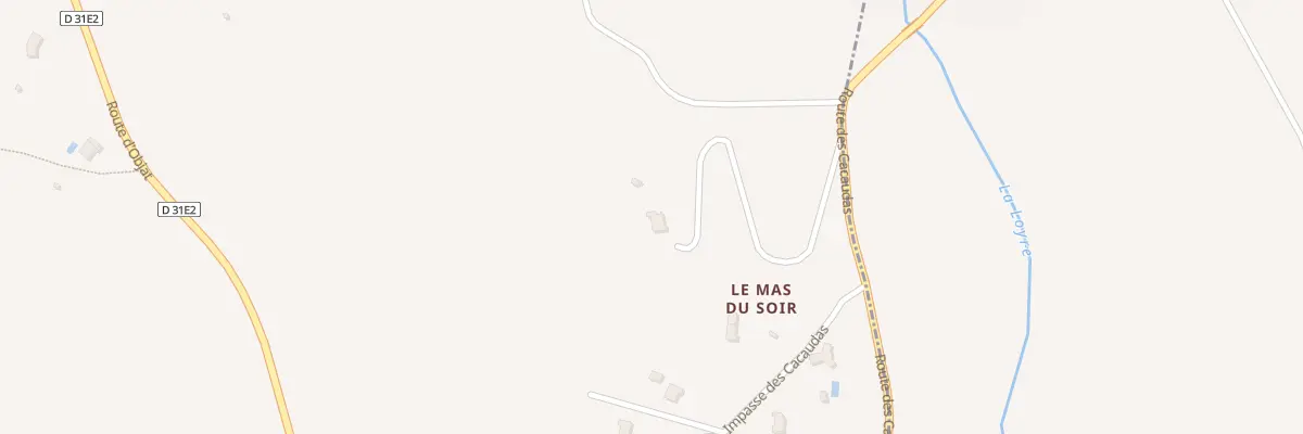 Plan du 21 Rte Des Cacaudas à Saint-Solve