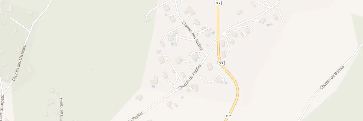 Plan du 735 Che de Petilles à Labastide-Marnhac