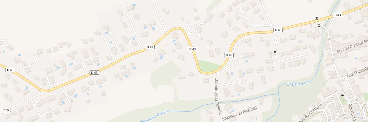 Plan du 57 Rte de Beaumont à Miremont