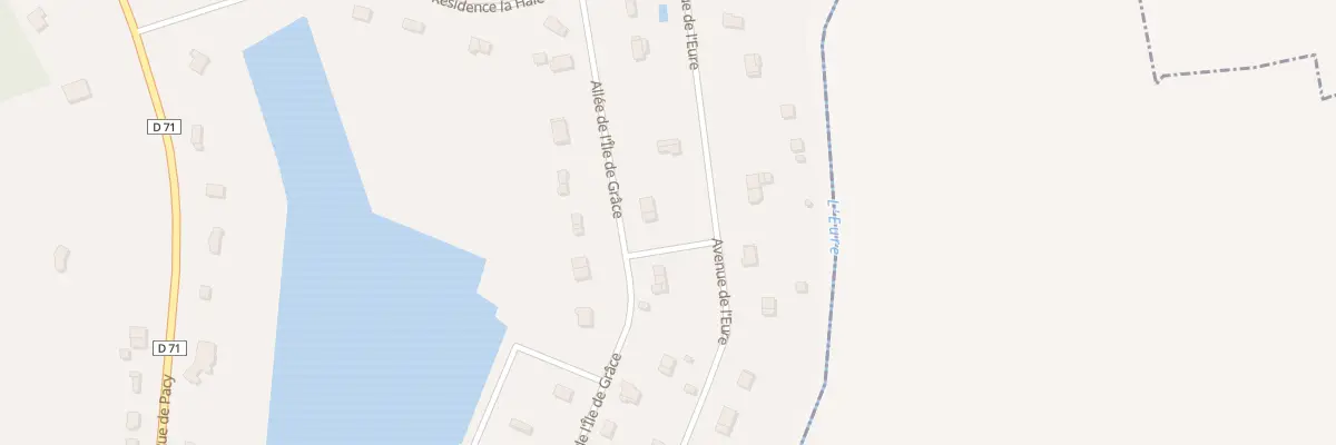 Plan du 26 All de l’Ile de Grace à Merey