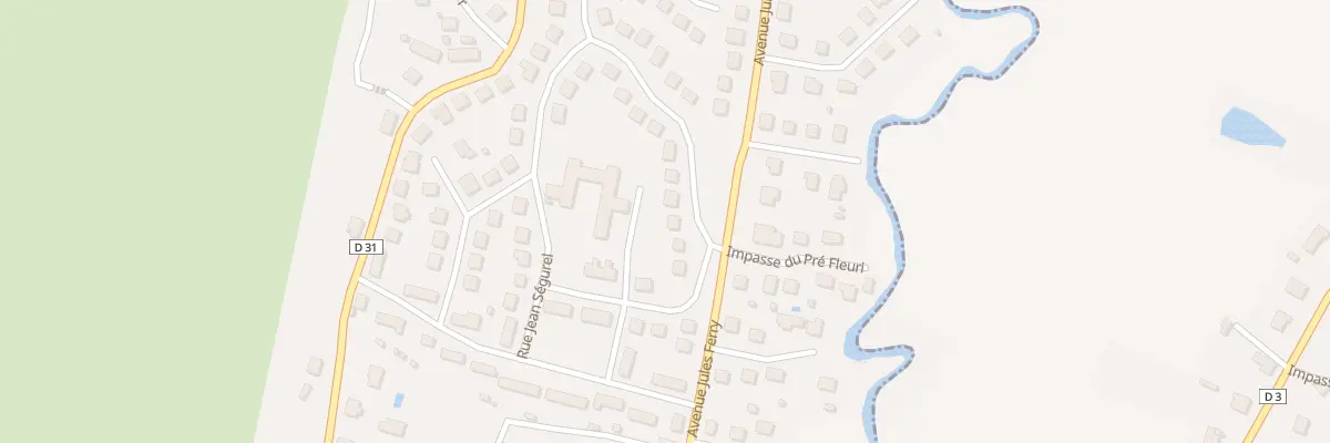 Plan du 3 Rue Jean Ségurel à Objat