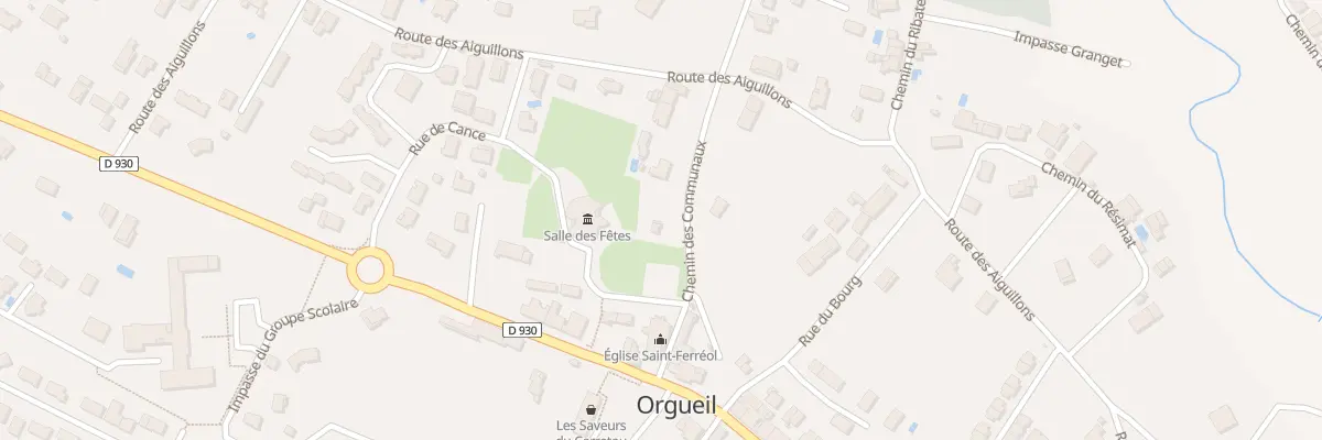 Plan du 115 Che des Communaux à Orgueil