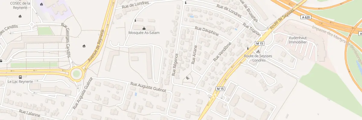 Plan du 15 Rue Régence à Toulouse