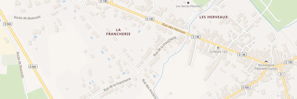 Plan du 20 Rue de la Francherie à Buzançais