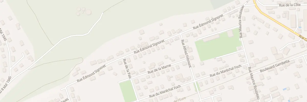 Plan du 31 Rue Edmond Signoret à Ézy-sur-Eure