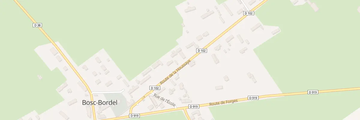 Plan du 5016 Le Bourg à Bosc-Bordel