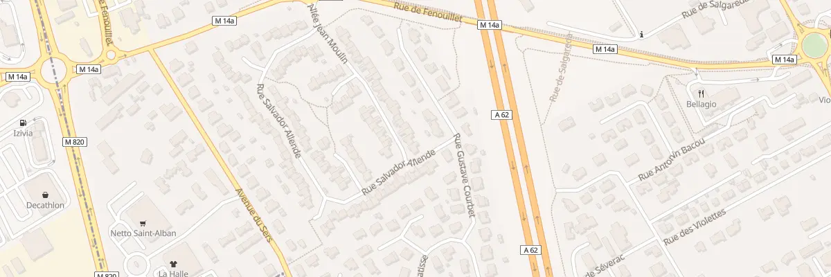 Plan du 42 All Jean Moulin à Saint-Alban