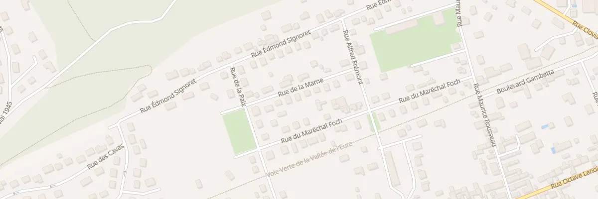 Plan du 11 Rue de la Marne à Ézy-sur-Eure