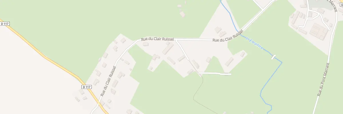 Plan du 6 Rue du Clair Ruissel à Fréauville