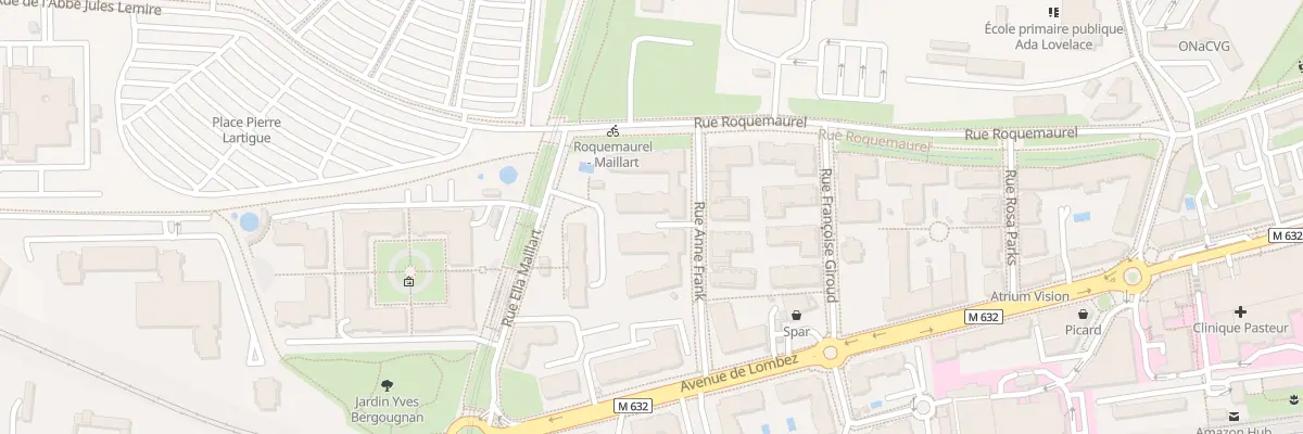 Plan du 1 Rue Anne Frank à Toulouse