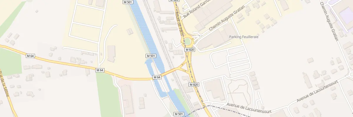 Plan du 14 Rte de Paris N 20 à Fenouillet