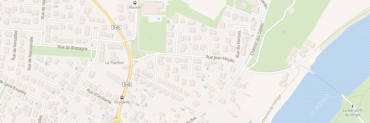 Plan du 7 Rue Jean Moulin à Portet-sur-Garonne