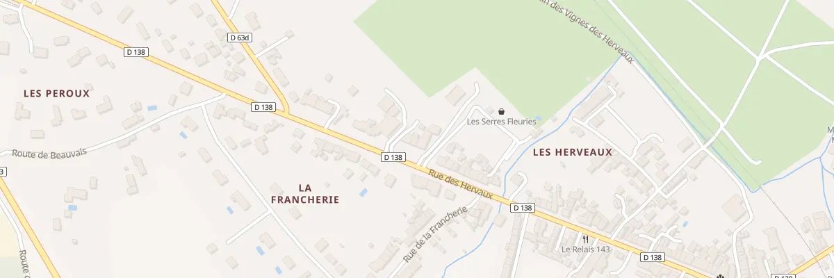 Plan du 143 Rue des Hervaux à Buzançais