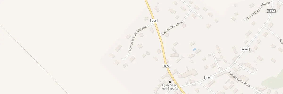 Plan du 3 Rue de la Cour Marette à La Heunière
