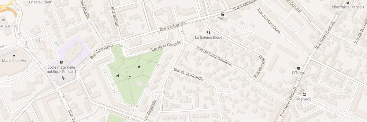 Plan du 9 Che de Bagatelle à Toulouse