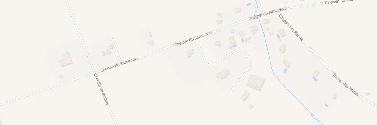 Plan du 2450 Che du Ramiérou à Montauban