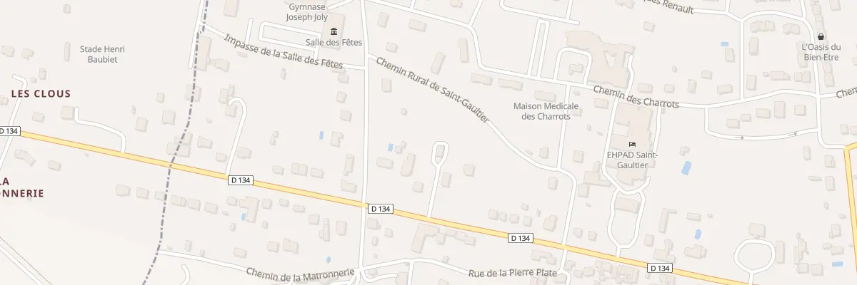 Plan du 42 Av Langlois Bertrand à Saint-Gaultier