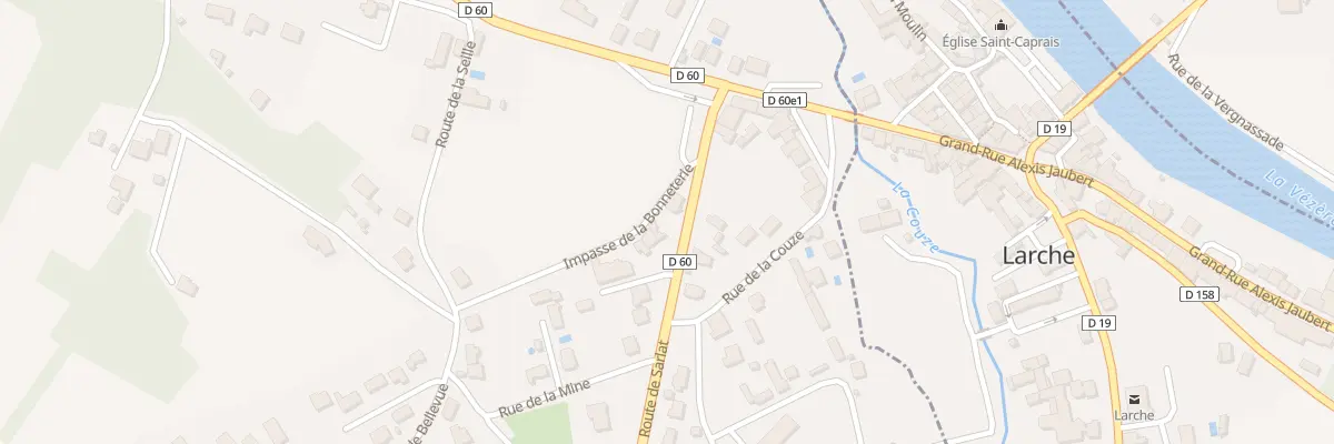 Plan du 1445 Rte de Sarlat à La Feuillade