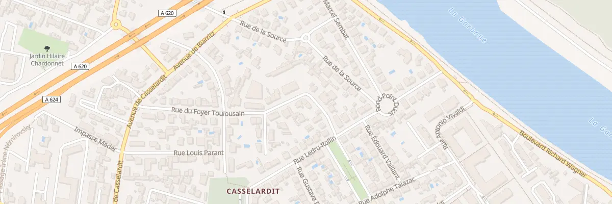 Plan du 9B Rue du Foyer Toulousain à Toulouse