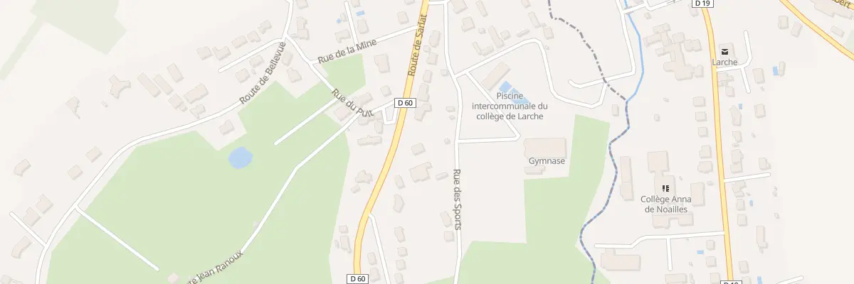 Plan du 1182 Rte de Sarlat à La Feuillade