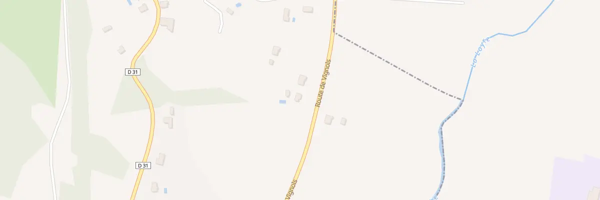 Plan du 571 Rte De Vignols à Objat