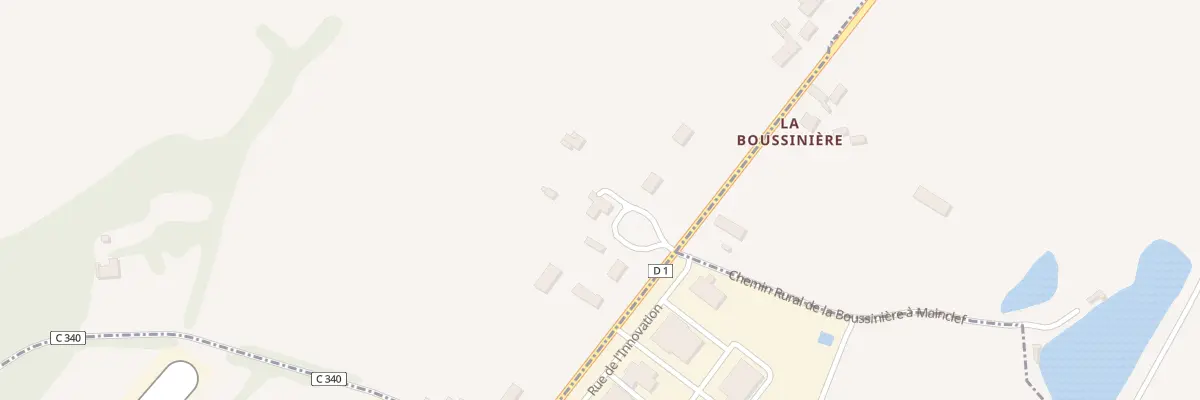 Plan du 11 La Boussiniere à Roussines