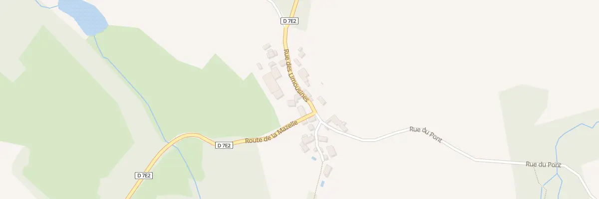Plan du 3 La Mazelle à Beyssac
