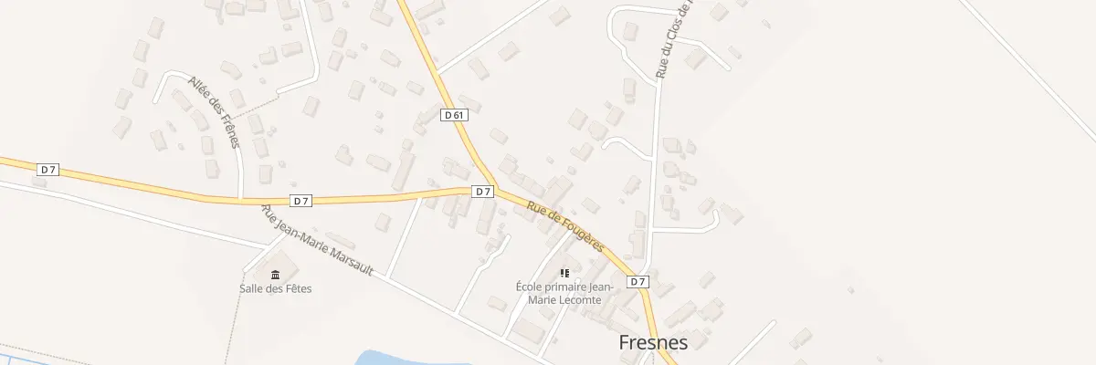Plan du 18 Rue de Fougères à Fresnes