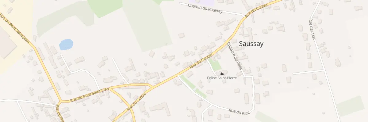 Plan du 27 Rue du Centre à Saussay