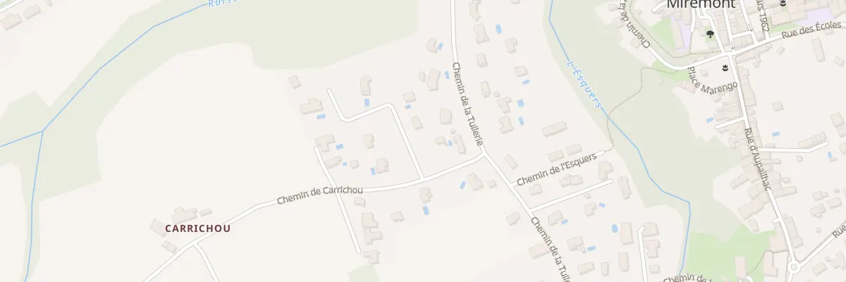 Plan du 4 Che de Carrichou à Miremont