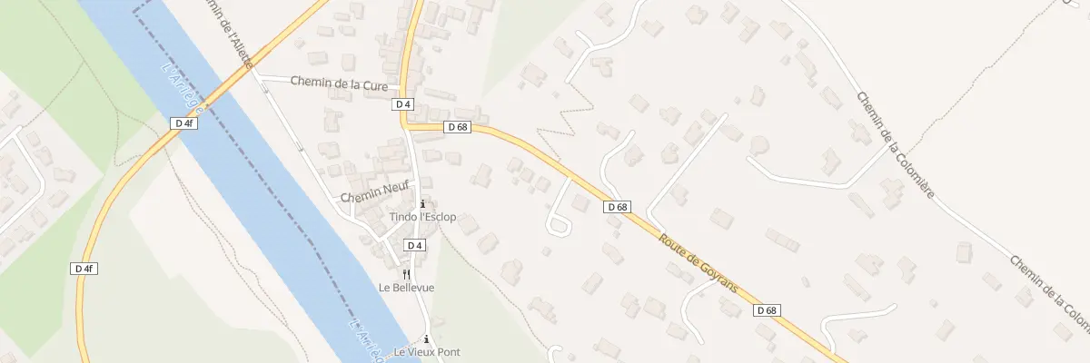 Plan du 8 Rte de Goyrans à Lacroix-Falgarde