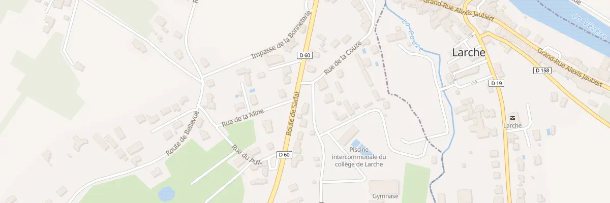 Plan du 15 Rte de Sarlat à La Feuillade