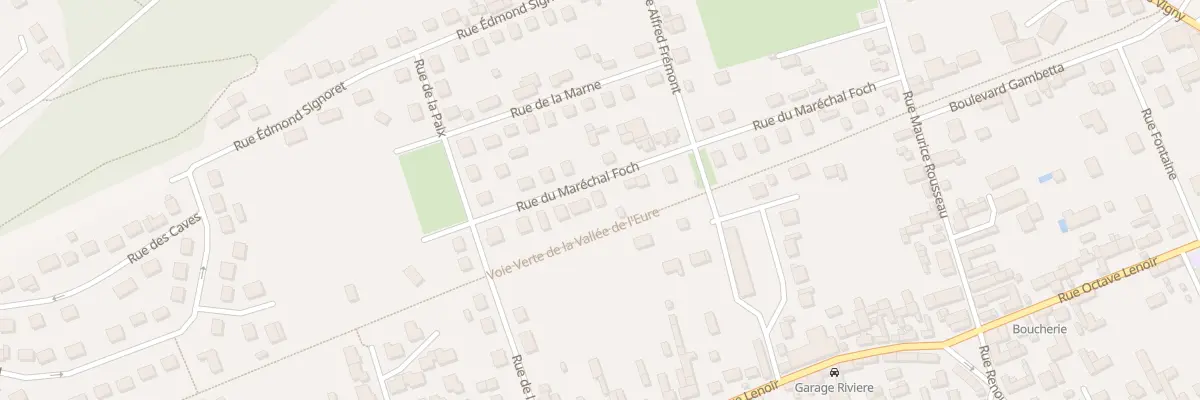 Plan du 17 Rue du Marechal Foch à Ézy-sur-Eure