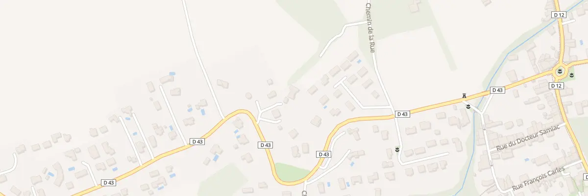 Plan du 72 Rte de Beaumont à Miremont