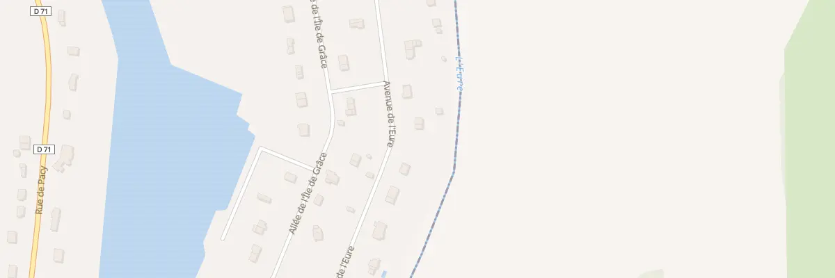 Plan du 46A Av de l’Eure à Merey