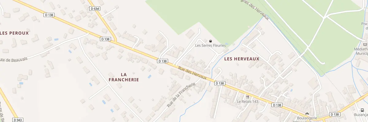 Plan du 137 Rue des Hervaux à Buzançais