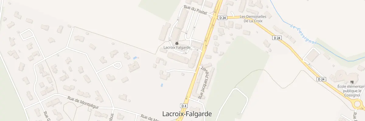 Plan du 43 Rue du Pastel à Lacroix-Falgarde