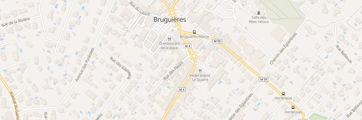 Plan du 2 Rue des Fleurs à Bruguières