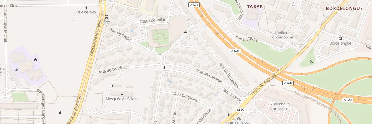 Plan du 18 Rue de Londres à Toulouse