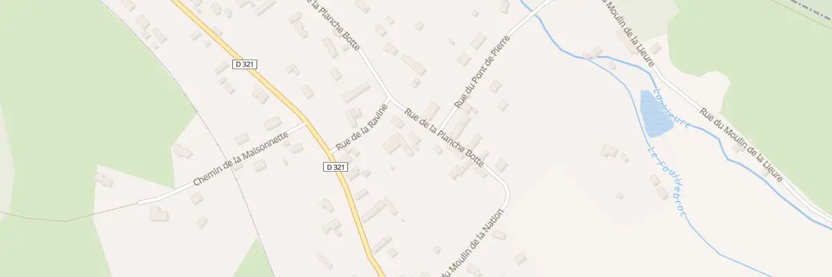 Plan du 7 Rue de la Planche Botte à Ménesqueville