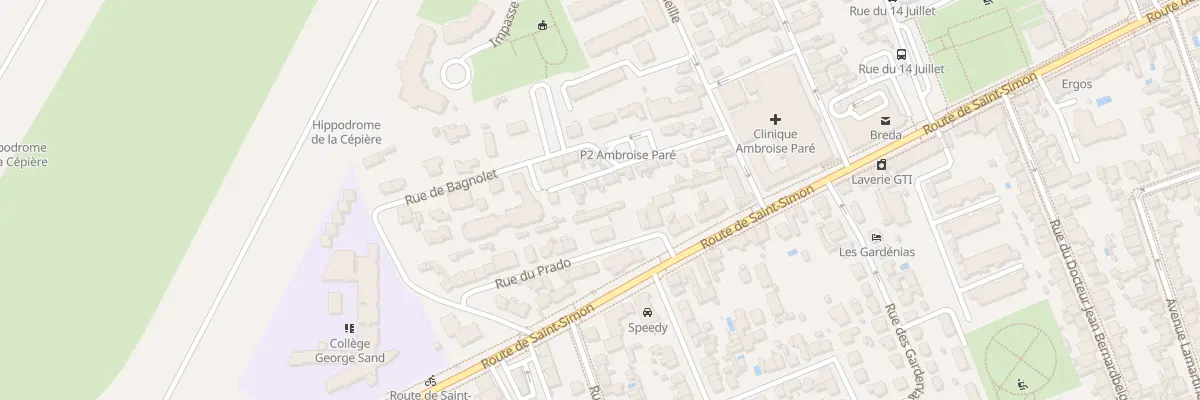 Plan du 3 Imp de Bagnolet à Toulouse