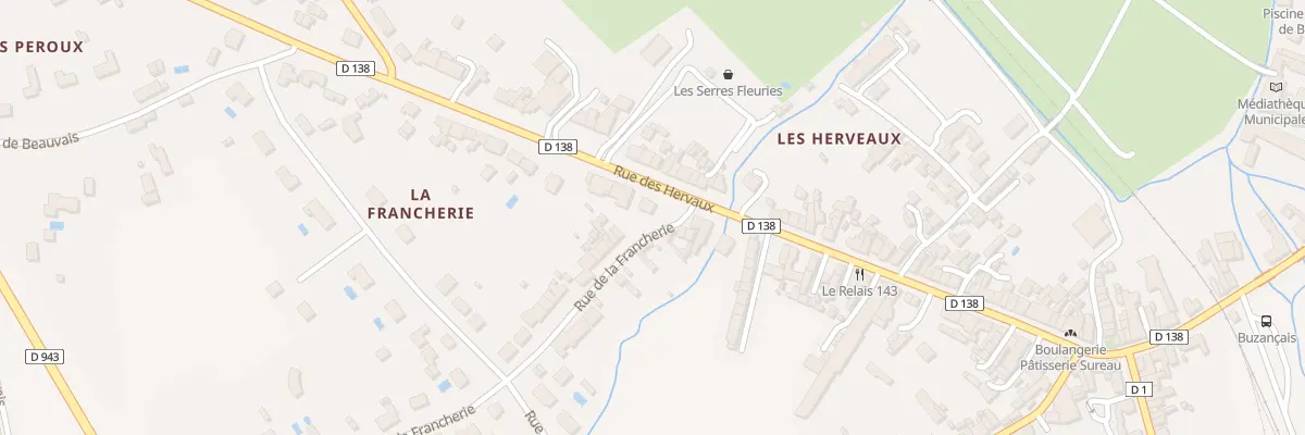 Plan du 68 Rue des Hervaux à Buzançais