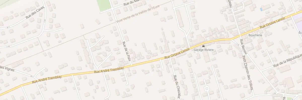 Plan du 80 Rue Octave Lenoir à Ézy-sur-Eure