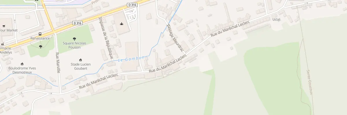 Plan du 34Q Rue Marechal Leclerc aux Andelys
