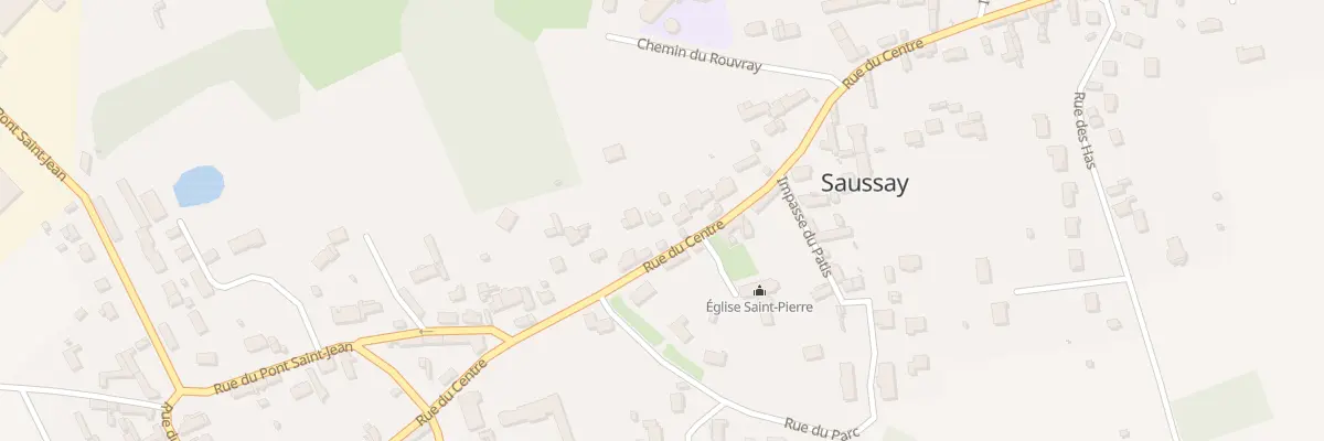 Plan du 33 Rue du Centre à Saussay