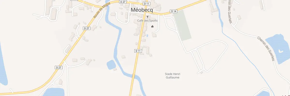 Plan du 7 Rte de Saint-Gaultier à Méobecq